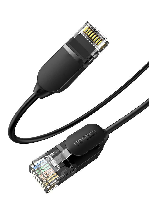 Ethernet Cable High Speed 10Gbps CAT6a Network Cord Ultra Slim LAN RJ45 Wire Gigabit Lead Compatible with PS5/4 Xbox One/Series WiFi Box Smart TV Router Hub-3M Black