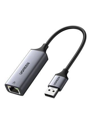 Network Adapter Aluminum USB 3.0 to Ethernet Gigabit RJ45 LAN 1000 Mbps Compatible for Switch MacBook/ MacPro/ iPhone Mini iMac/ XPS Surface Pro /Notebook Space Grey - v1660188103/N53340904A_1
