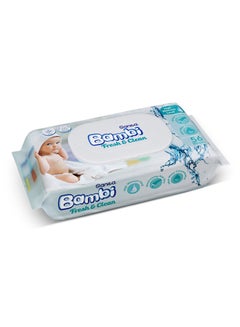 Baby Wet Wipes Fresh and Clean - 56 Pieces - v1660228867/N33868773A_3