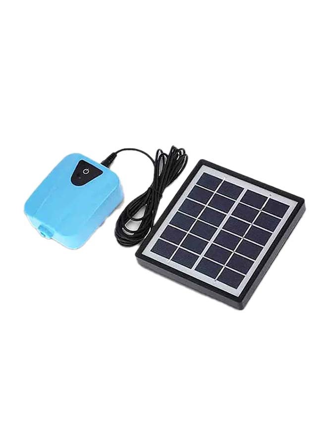 Solar Power Water Oxygen Pump Pond Aerator Blue 15x14x8cm - Image 1