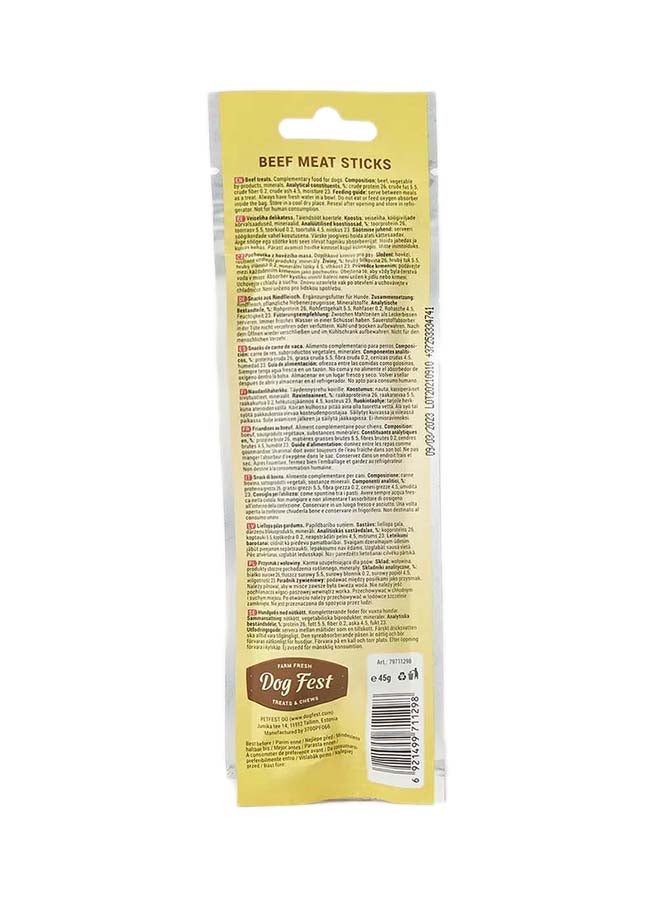 Dog Fest Beef Meat Stick Multicolour 45grams - Image 2