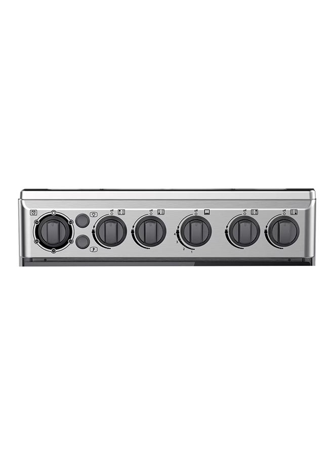 4 Burner Gas Cooker 50 X 55 cm, Full Safety, Cast Iron Pan support,1 year Warranty BME55007FFD Silver/Black - v1660283110/N51437295A_3