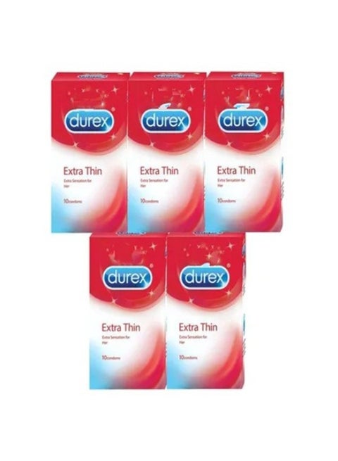 Pack Of 5 Extra Thin Condom