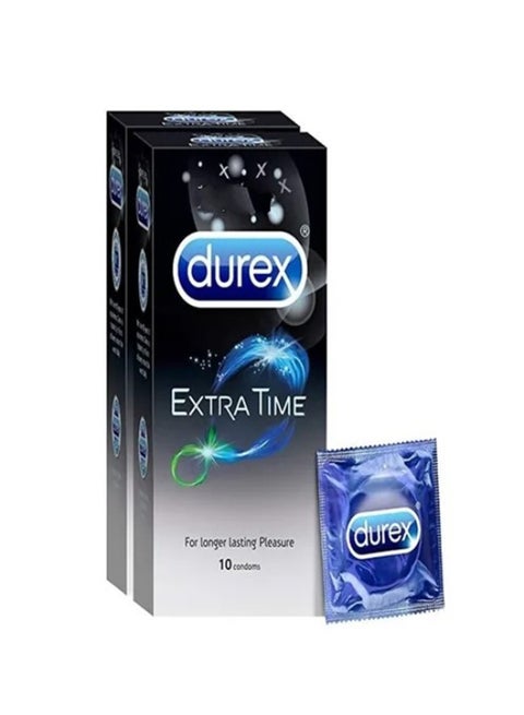 Extra Time Condoms - 10 Count (Pack of 2)