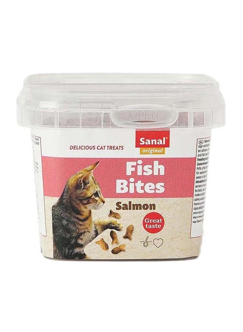 Salmon Bites In Cup Multicolour 75grams