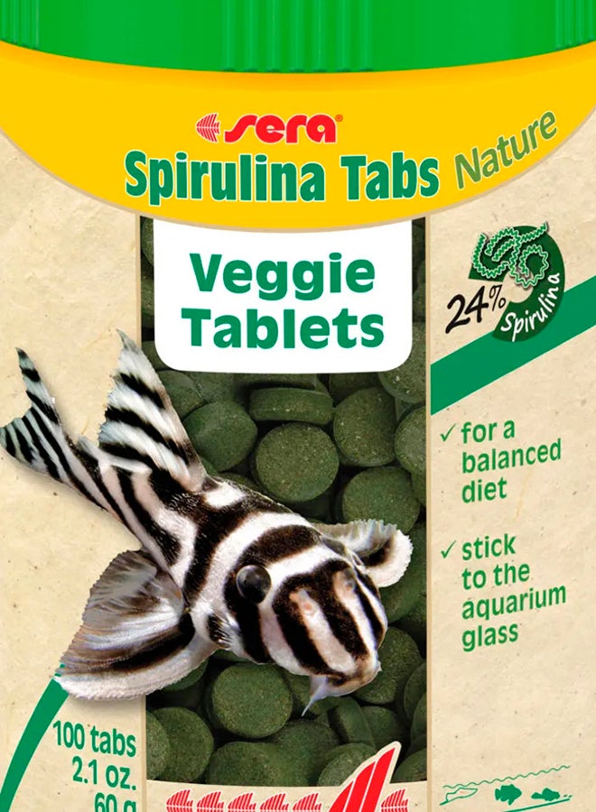 سيرا طعام الأسماك سبيرولينا تابس ناتشر متعدد الألوان 60جرام - Image 2