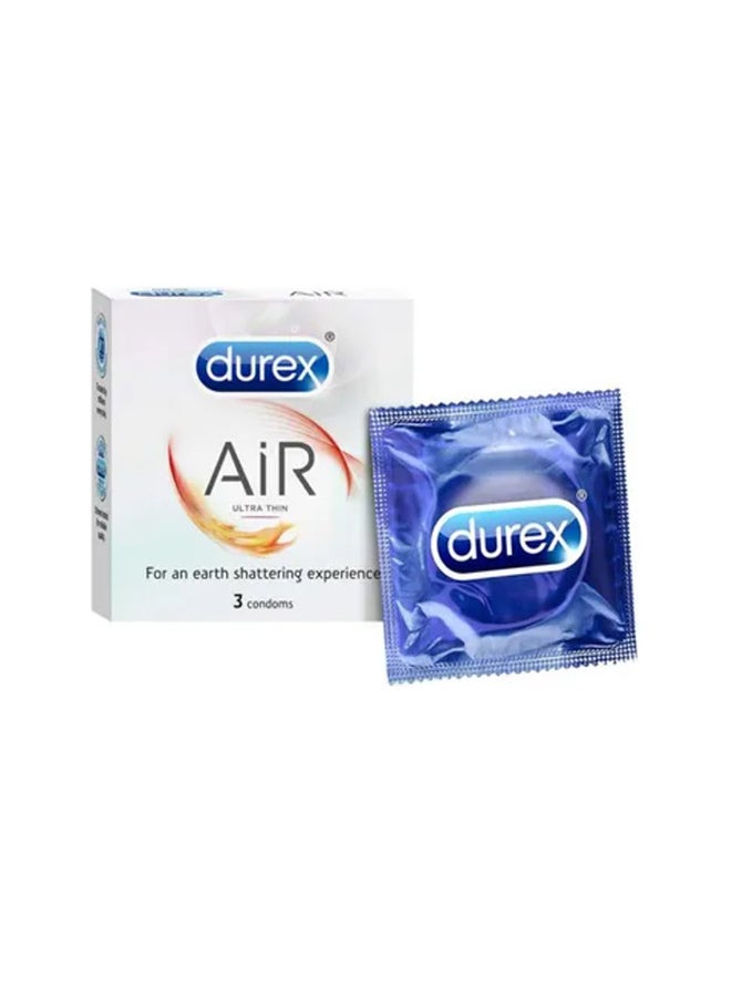 Durex 3-Piece Air Ultra Thin Condoms - Image 1