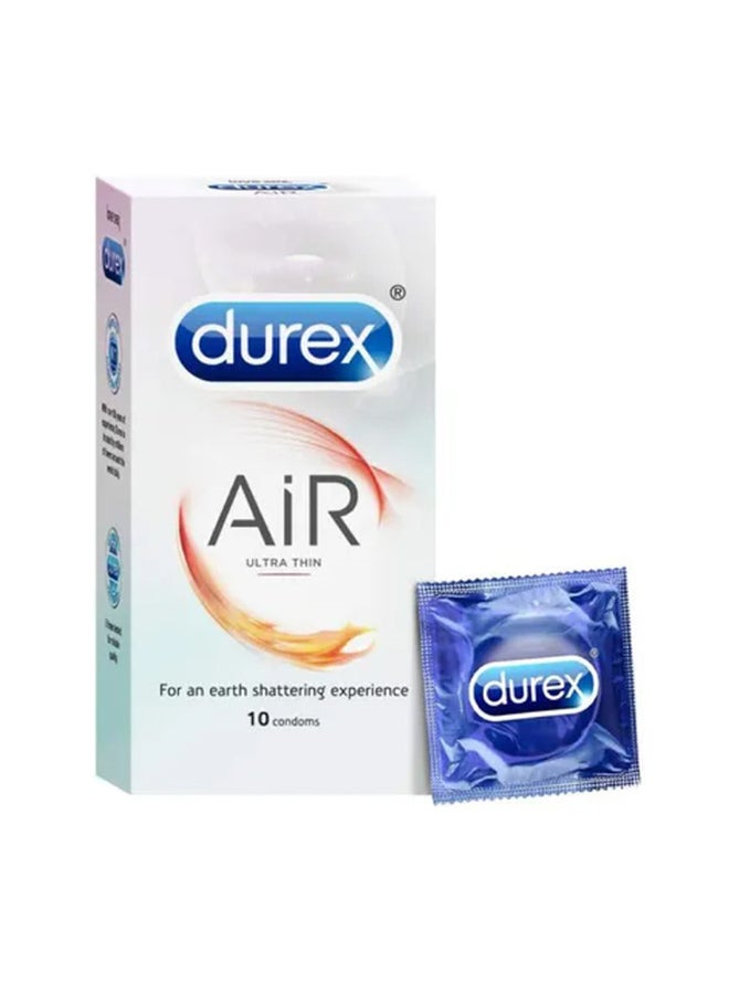 Durex Air Ultra Thin Condoms - 10 Count - Image 1