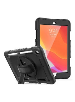Protective Case Cover For  Apple iPad 10.2-Inch Black