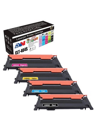 4-Piece Replacement Toner Cartridge For Samsung 404s CLT-K404S Multicolour - v1660312866/N41617911A_1