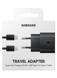 Samsung Super Fast Charger With USB Type-C to Type-C Cable Black  - Image 3