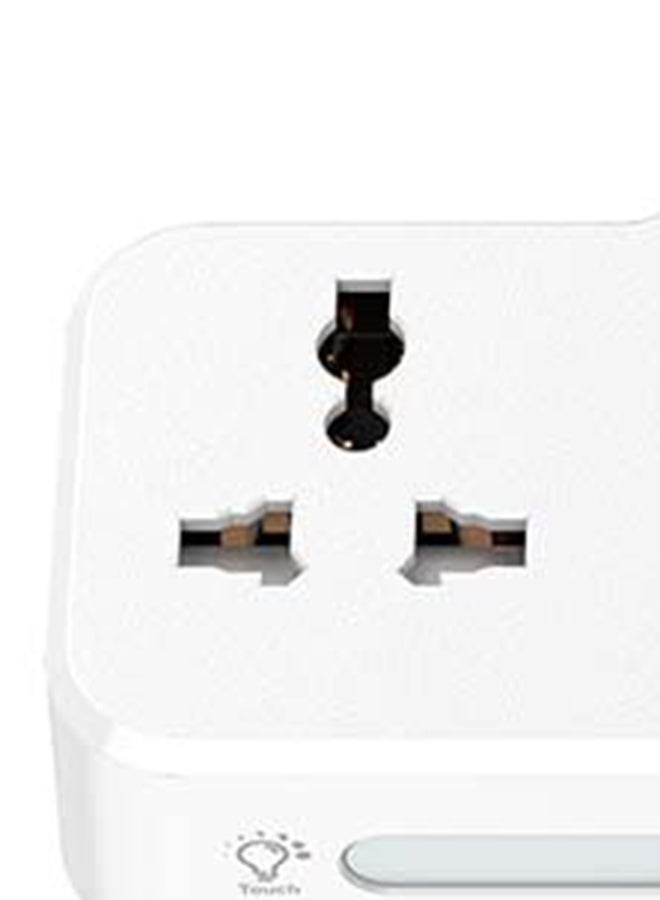 LDNIO - Multi Plug Extension Sockets with 2 USB With PD PORT White 155x105x73mm - Image 1