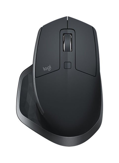 Logitech MX Master 2S Bluetooth Wireless Mouse with Flow Cross-Computer Control and File Sharing for PC and Mac Dark Grey