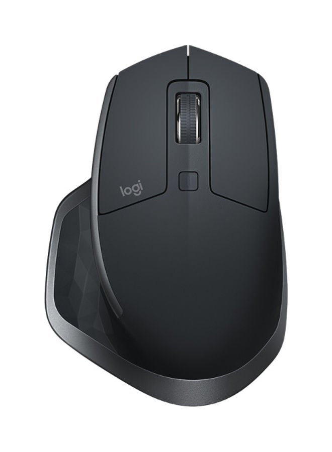 Logitech - Logitech MX Master 2S Bluetooth Wireless Mouse with Flow Cross-Computer Control and File Sharing for PC and Mac Dark Grey - Image 1