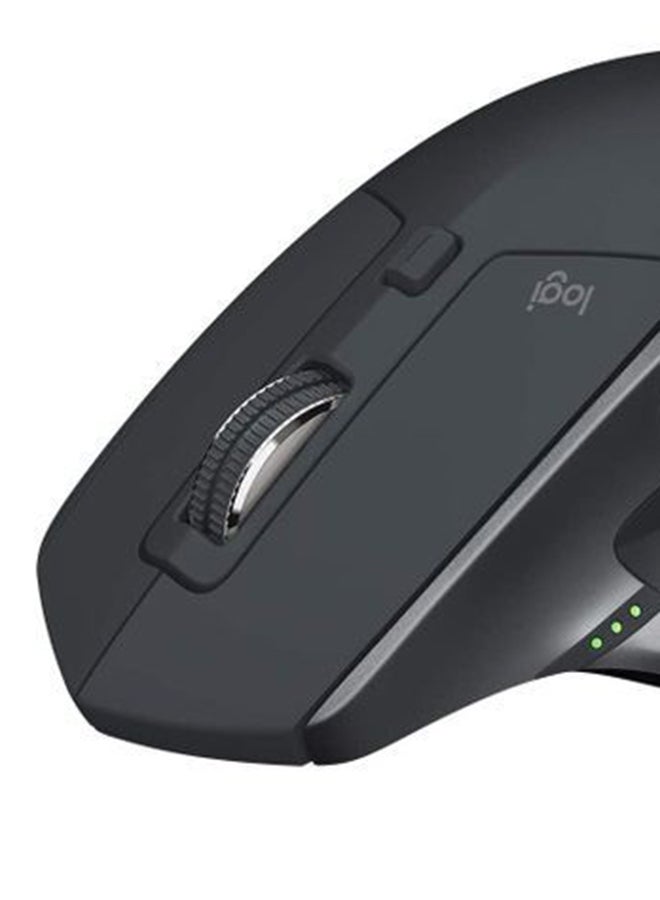 Logitech - Logitech MX Master 2S Bluetooth Wireless Mouse with Flow Cross-Computer Control and File Sharing for PC and Mac Dark Grey - Image 1