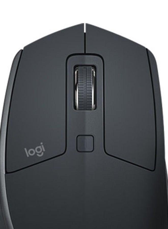 Logitech - Logitech MX Master 2S Bluetooth Wireless Mouse with Flow Cross-Computer Control and File Sharing for PC and Mac Dark Grey - Image 1