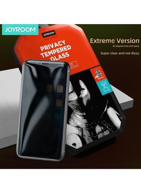 Jr-Pf018 Privacy Silk Screen Protector 6.5 Inches For Ip11 Pro Max Clear