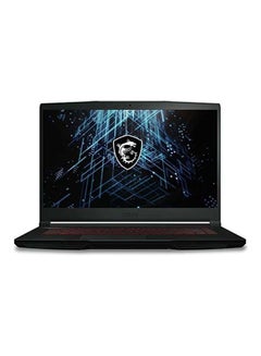 GF63 Thin 11UC Laptop With 15.6-Inch Display, Core i7-11800H Processor / 16GB RAM / 512GB SSD / 4GB NVIDIA GeForce RTX3050 Max-Q Graphics / W11 Home / English/Arabic Black
