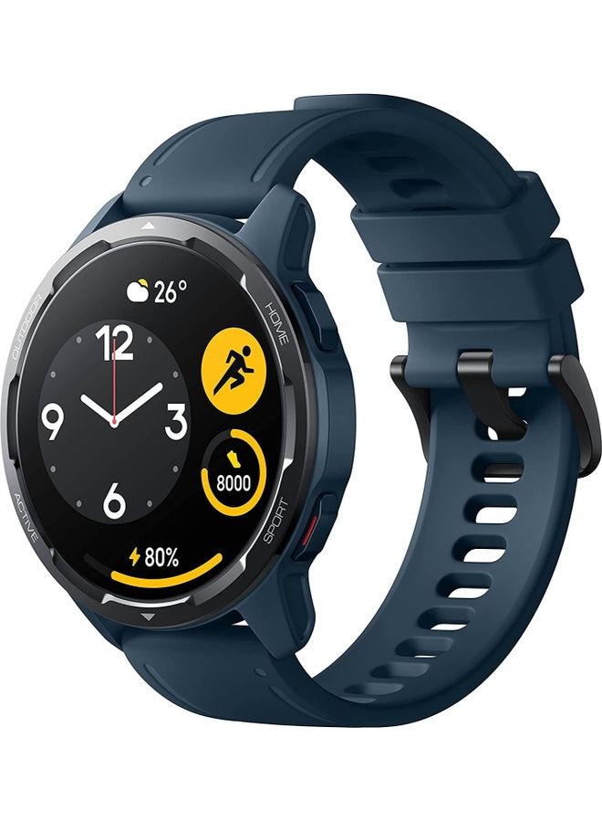 Xiaomi - S1 Active Smart Watch 1.43 Inch Touch Screen AMOLED Display, 117 Fitness Modes, 200+ Watch Faces Blue - Image 1