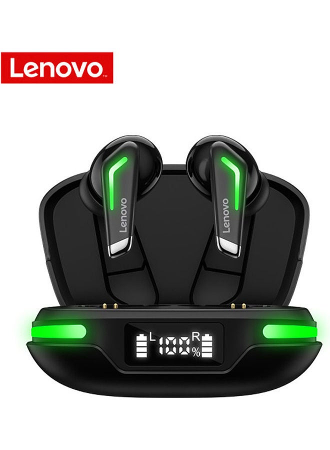 Lenovo GM3 True Wireless BT Gaming In-Ear Headphones With HiFi Sound Quality And Dual Mode LED Display Screen Black - Image 2