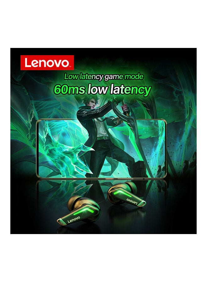 Lenovo GM3 True Wireless BT Gaming In-Ear Headphones With HiFi Sound Quality And Dual Mode LED Display Screen Black - Image 5