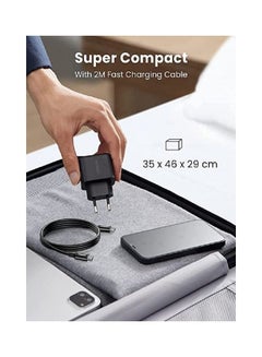 Ugreen 25W PD Fast Charger With Type-C Cable 2M Black  - Image 3