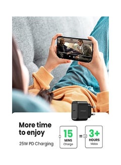 Ugreen 25W PD Fast Charger With Type-C Cable 2M Black  - Image 4