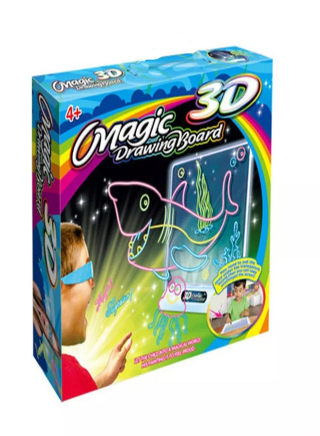 fashionhome Kids 3D Magic Drawing Board Kit 28 x 4 x 20.5cm - Image 1