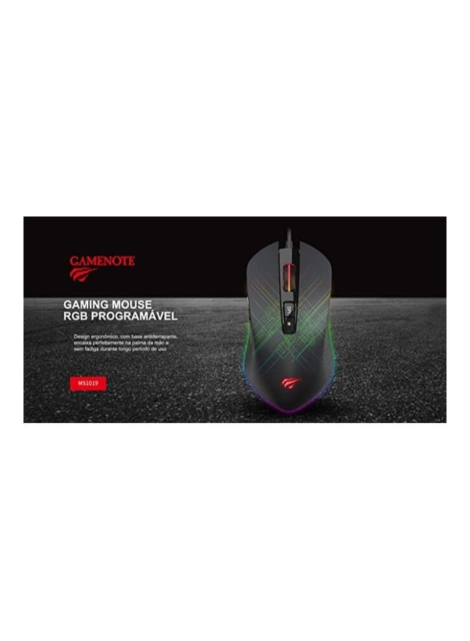 havit GAMENOTE MS1019 RGB Backlit Programmable Gaming Mouse - 7 Buttons, 4800 DPI  - Image 5