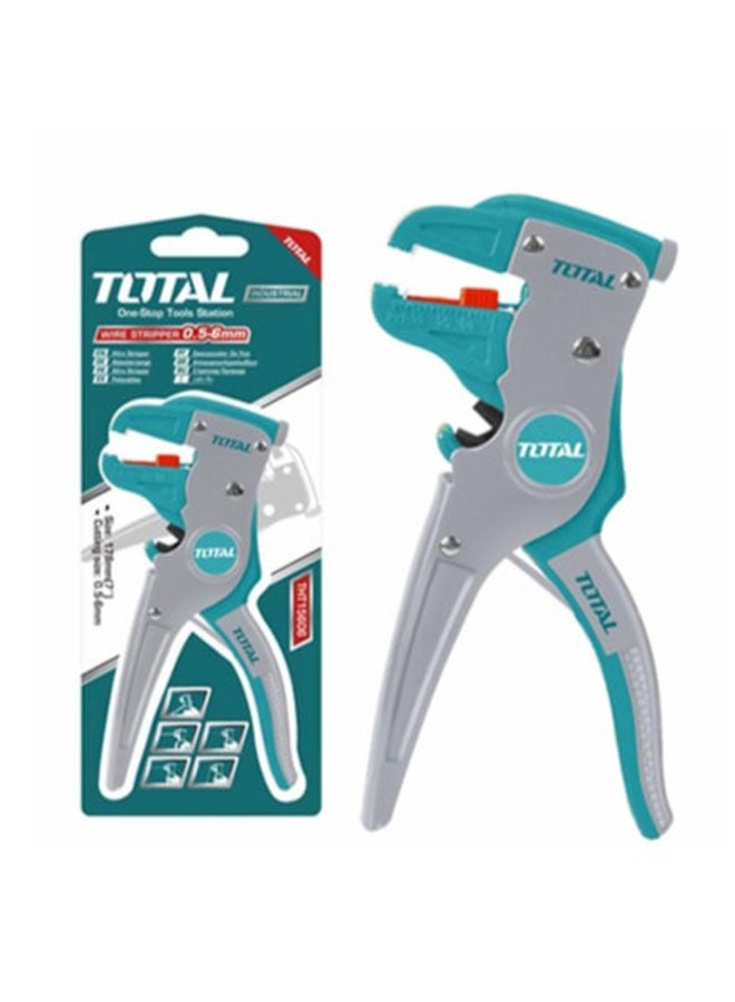 TOTAL Wire Stripper Blue/Black 0.5mm-6mm
