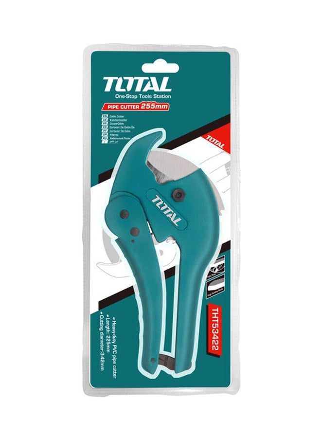 TOTAL Pvc Pipe Cutter Teal 225mm - Image 1