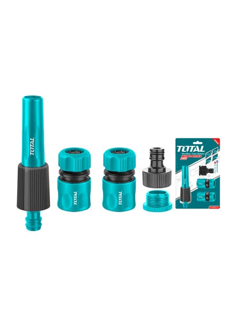 5 Piece Twist Nozzle Set 1/2 Inch To 3/4 Inch Multicolour 0.75inch