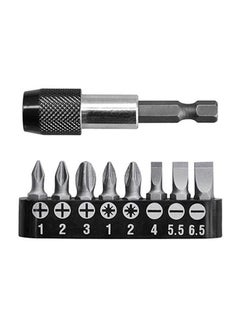 TOTAL 9 Piece Screwdriver Bits Set Multicolour 
