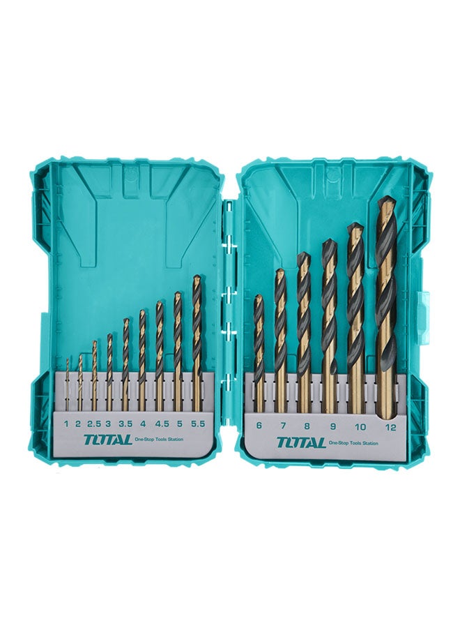 15Pcs Hss  Drill Bits Set From Multicolour 1mm-12mm - v1660473069/N52755253A_1