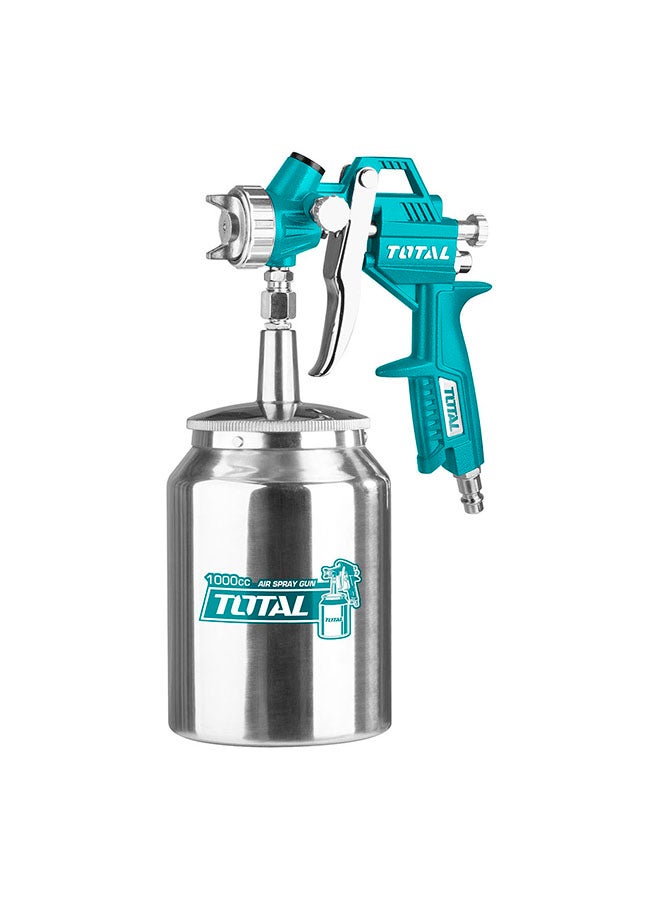TOTAL Air Spray Gun Upright Metal Multicolour 1.5mm