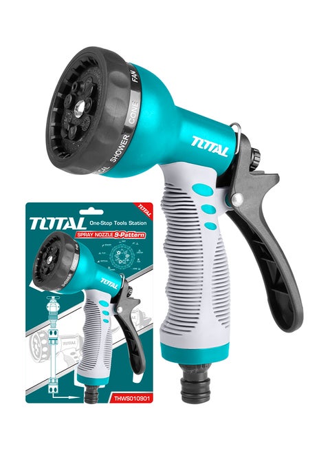 Plastic Trigger Nozzle 9 Directions Multicolor