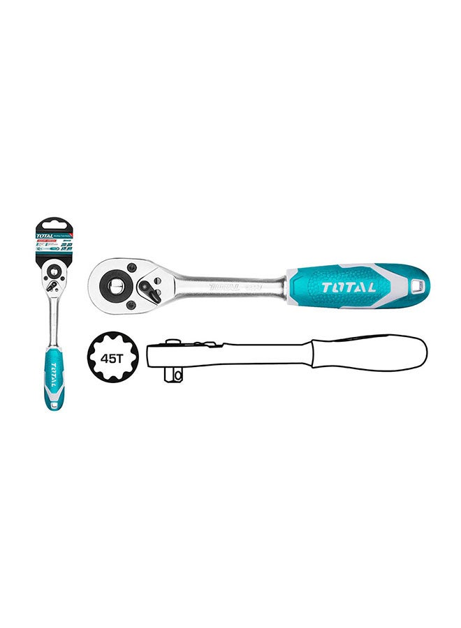 TOTAL 1/2" Ratchet Wrench Teal / Grey
