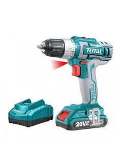 Lithium-Ion Cordless Drill 20 Volts Including 2 Batteries And 1 Charger And Case Teal / Grey - v1660473104/N53183445A_1