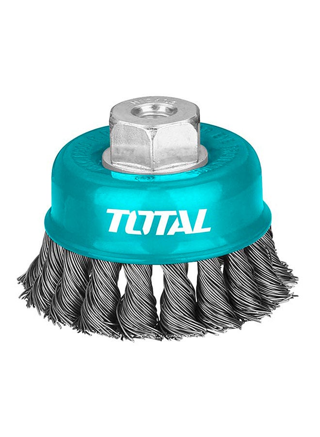 Cup Twist Wire Brush With Nut Teal / Grey 4inch - v1660473108/N53183568A_1