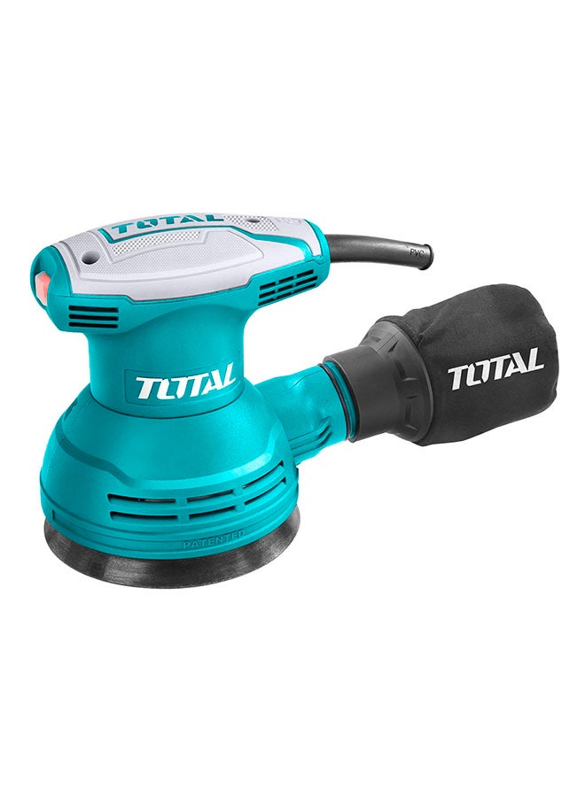 TOTAL Rotary Sander 320 Watt Teal / Grey