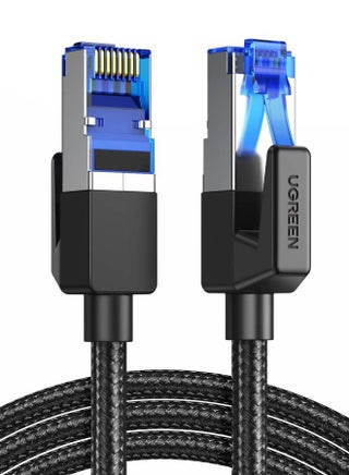 Cat8 Ethernet Cable High Speed 40Gbps 2000MHz RJ45 Network Internet Braided Shielded Cord LAN Wire Compatible with Gaming Switch PC PS5 PS4 Xbox Modem Router WiFi Extender Patch Panel-1M Multicolour - v1660572488/N41045866A_3