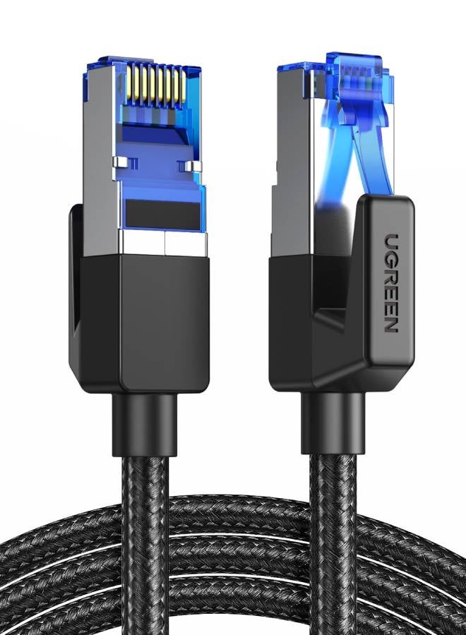 Ugreen - Cat8 Ethernet Cable High Speed 40Gbps 2000MHz RJ45 Network Internet Braided Shielded Cord LAN Wire Compatible with Gaming Switch PC PS5 PS4 Xbox Modem Router WiFi Extender Patch Panel-1M Multicolour - Image 1