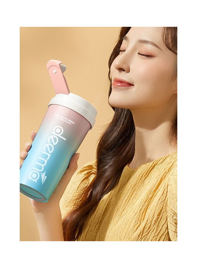 Deerma - Portable 2 In 1 Cordless Juicer Blender | Keep Warm & Cold 304 Stainless Steel | Thermos and Wireles Juicer Cup | 1500mAh Safety Lock - 300.0 ml NU90 Gradient - Image 1