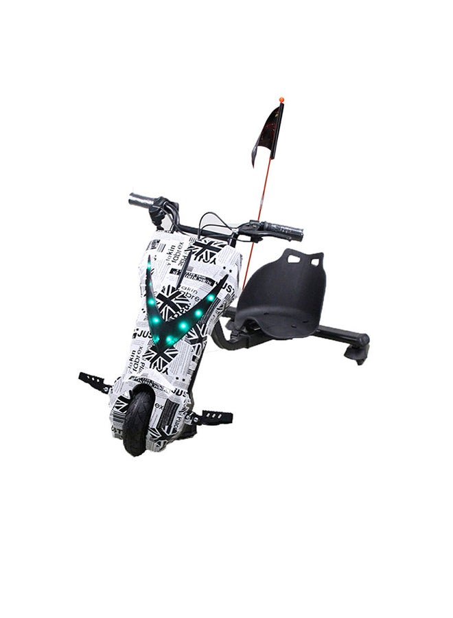 Rockbaby Electric Drifting Scooter White 68.5X54X21cm - Image 2
