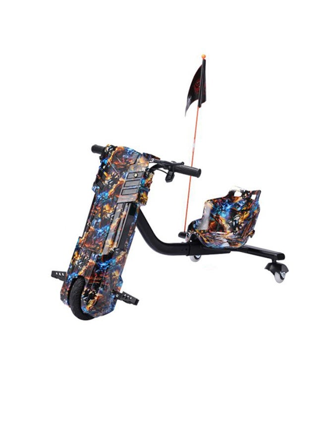 Rockbaby 3 Wheels Slip Resistant Smooth Drifting Electric Ride On Scooter For Kids Multicolour 94x64cm 