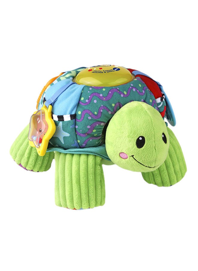 vtech Peek And Play Turtle Toy for 3+ Months - 80-501603 11x31x30cm  - Image 1