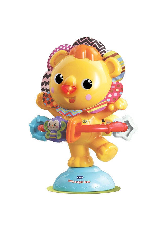 vtech Twist & Spin Lion for 6-24 Months - VT80-528003 21.6x17.5x13.3cm  - Image 1