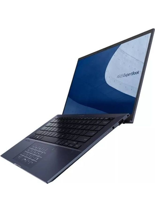 أسوس لابتوب إكسبيرت بوك B9400CEA-KC0261R بشاشة فل اتش دي مقاس 14 بوصة ومعالج كور i7 وذاكرة رام سعة 16 جيجابايت ومحرك أقراص SSD سعة 1 تيرابايت ونظام تشغيل ويندوز 10 برو وبطاقة رسومات إنتل آيريس XE الإنجليزية/العربية أسود - Image 5