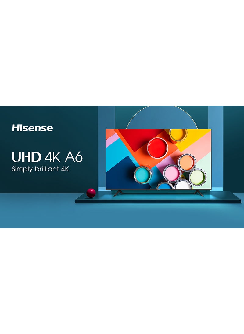 هايسنس - تلفزيون ذكي بتقنية HDR بدقة فائقة الوضوح وجودة 4K مقاس 70 بوصة (بنظام تشغيل Vidaa) 70A6GE أسود - Image 1