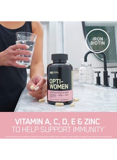 Optimum Nutrition Opti-Women Dietary Supplement - Unflavored - 120 Capsules  - Image 2